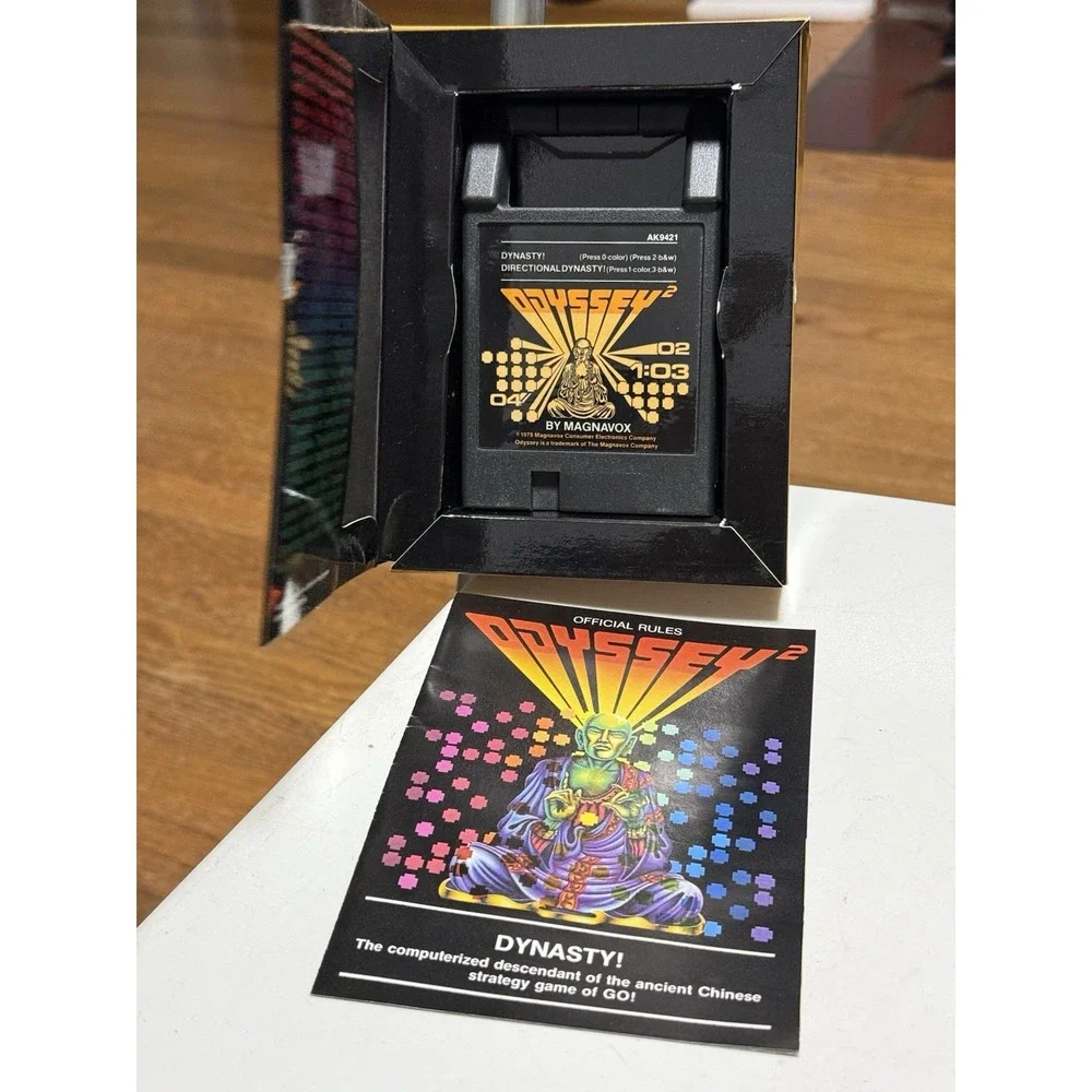 Dynasty! - Magnavox Odyssey 2 - With Manuals And Box